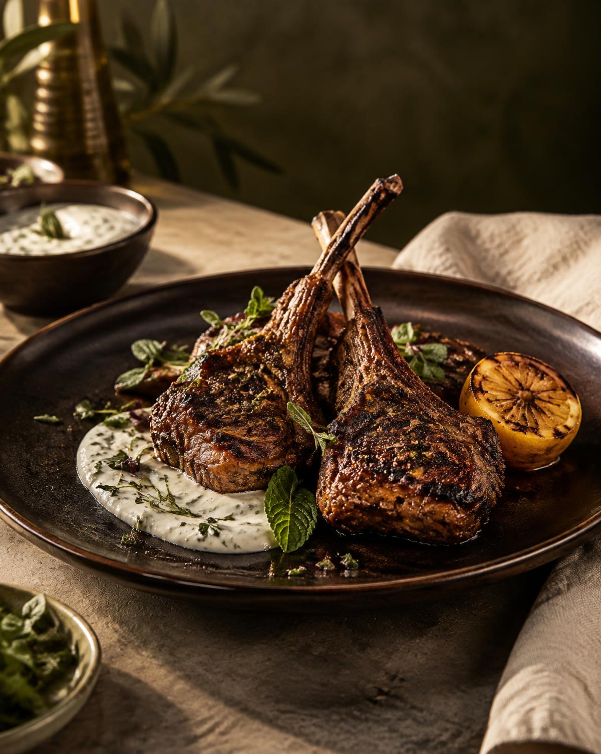 Smoke-Infused Lamb Chops